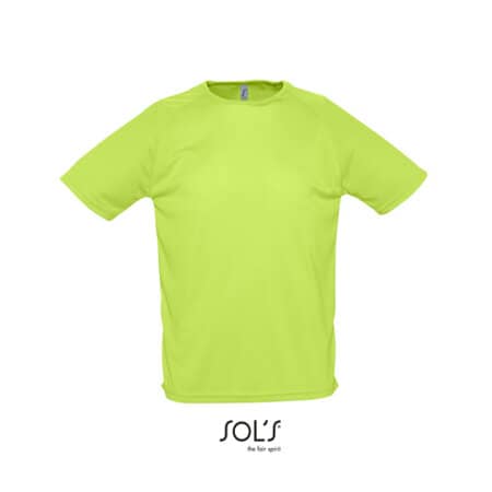 SOL´S Men`s Raglan Sleeves T Sporty Apple Green