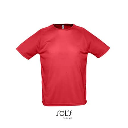 SOL´S Men`s Raglan Sleeves T Sporty Red