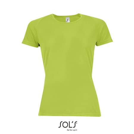 SOL´S Women`s Raglan Sleeves T Sporty Apple Green