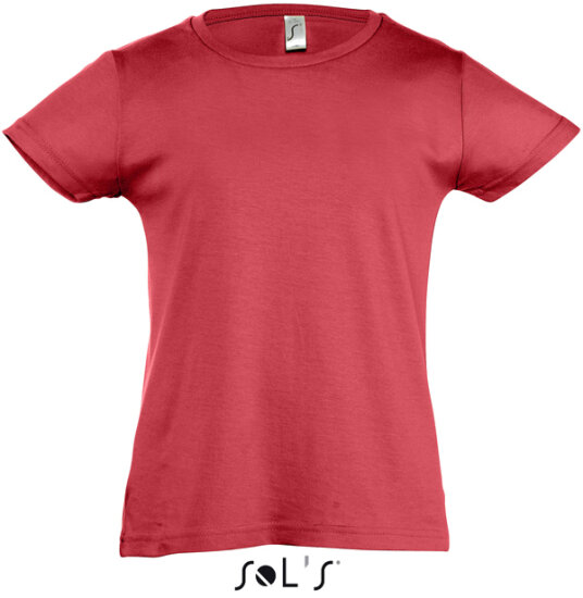 T-Shirts in Red: Kids` T-Shirt Girlie Cherry L225K von SOL´S
