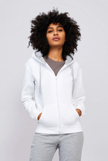 Jacken: Contrast Hooded Zip Jacket Soul Women L481 von SOL´S