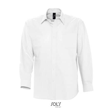 SOL´S Herren Oxford-Langarmhemd Boston White
