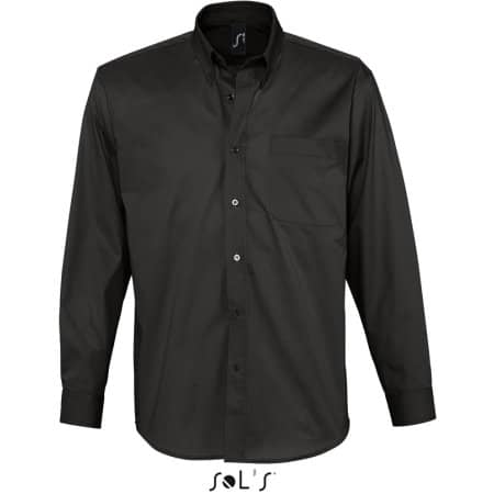 SOL´S Twillhemd Bel-Air Black