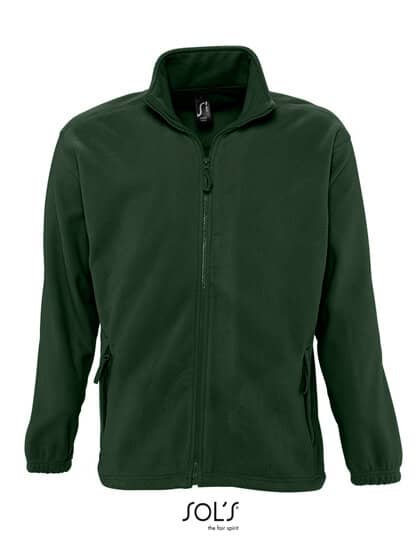 Jacken in Fir Green: Fleecejacket North L742 von SOL´S
