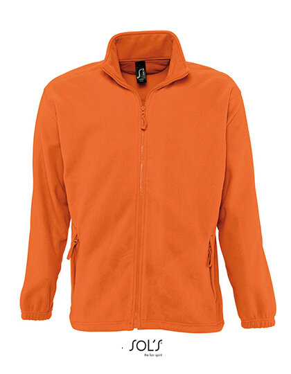 Jacken in Orange: Fleecejacket North L742 von SOL´S