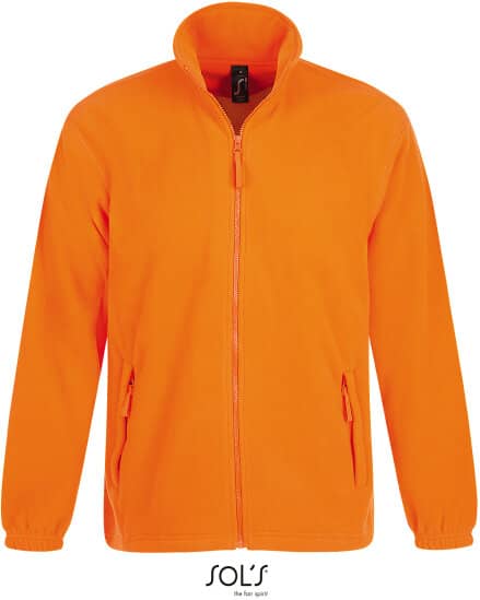 Jacken in Neon Orange: Fleecejacket North L742 von SOL´S