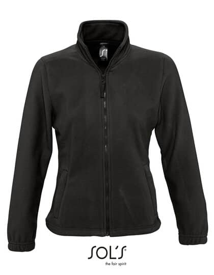 Jacken in Black: Women`s Fleecejacket North L745 von SOL´S