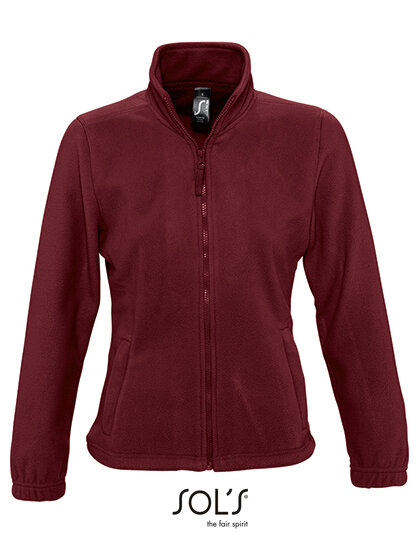 Jacken in Burgundy: Women`s Fleecejacket North L745 von SOL´S