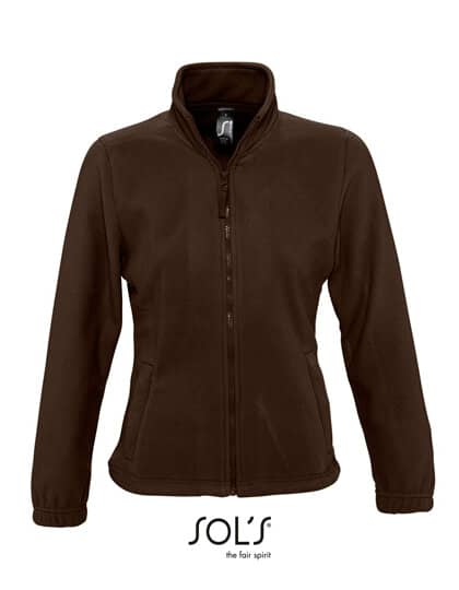 Jacken in Dark Chocolate: Women`s Fleecejacket North L745 von SOL´S
