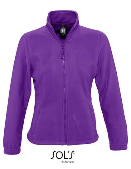 Jacken in Dark Purple: Women`s Fleecejacket North L745 von SOL´S