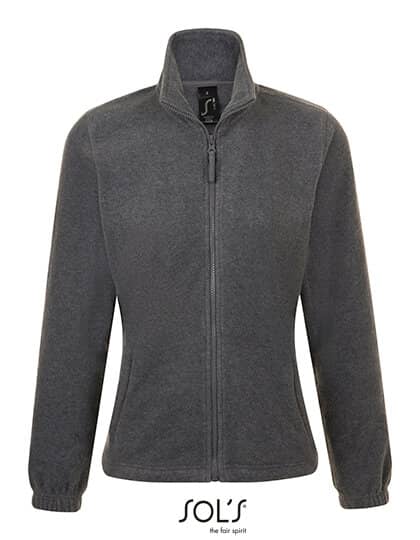 Jacken in Grey Melange: Women`s Fleecejacket North L745 von SOL´S