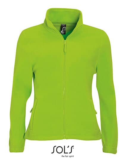 Jacken in Lime: Women`s Fleecejacket North L745 von SOL´S