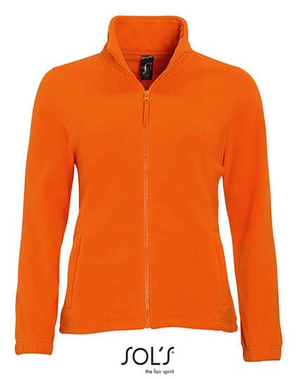Jacken in Orange: Women`s Fleecejacket North L745 von SOL´S