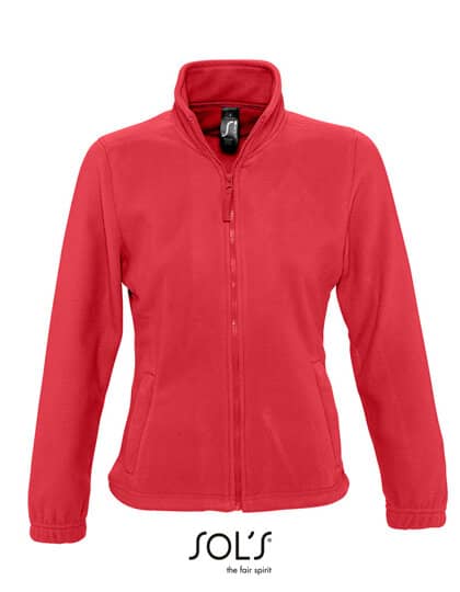 Jacken in Red: Women`s Fleecejacket North L745 von SOL´S