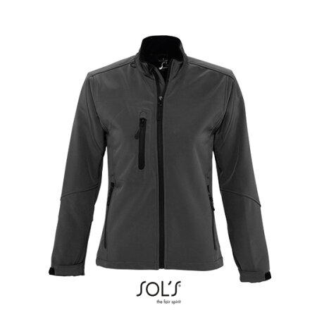 SOL´S Ladies` Softshell Jacket Roxy Charcoal Grey (Solid)