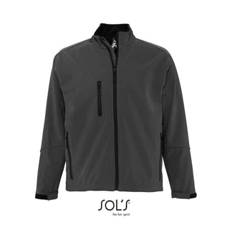 SOL´S Men`s Softshell Jacket Relax Charcoal Grey (Solid)