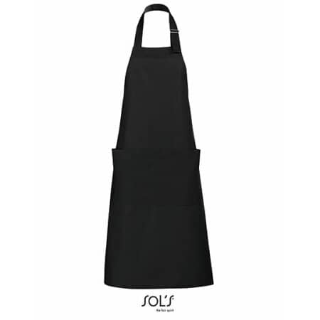 SOL´S Long Apron Gala Deep Black