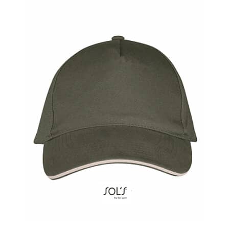 SOL´S Five Panels Cap Long Beach Army|Beige