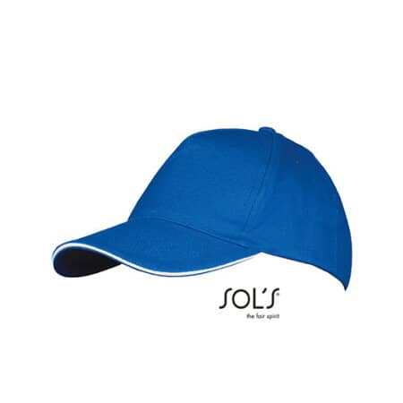SOL´S Five Panels Cap Long Beach Royal Blue|White