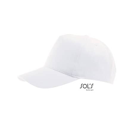 SOL´S Five Panel Cap Buzz White