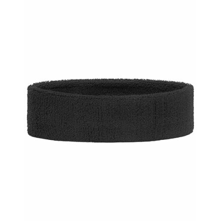 myrtle beach Terry Headband Black
