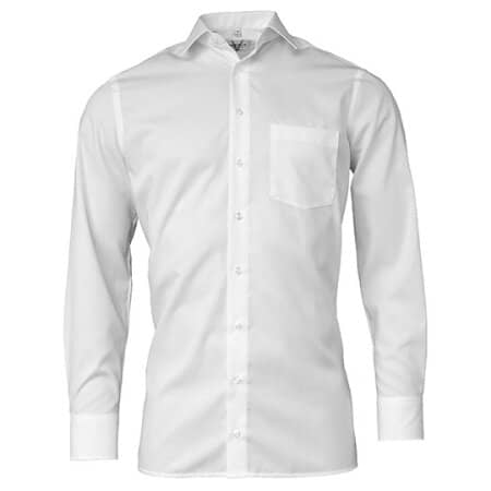 Marvelis Men´s Shirt Comfort Fit Long Sleeve White