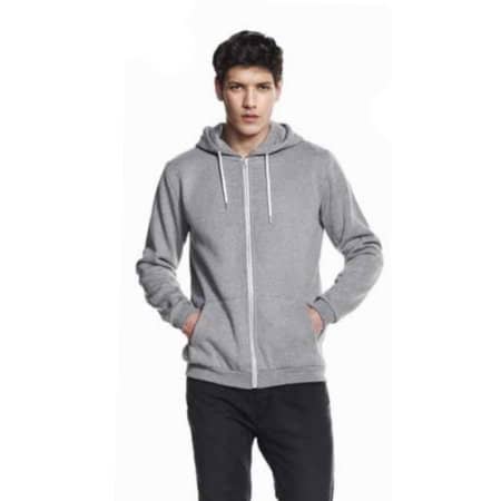 Continental Clothing Mens Light Weight Zip Hoody Plain 