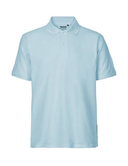 Poloshirts in Light Blue: Men`s Classic Polo NE20080 von Neutral