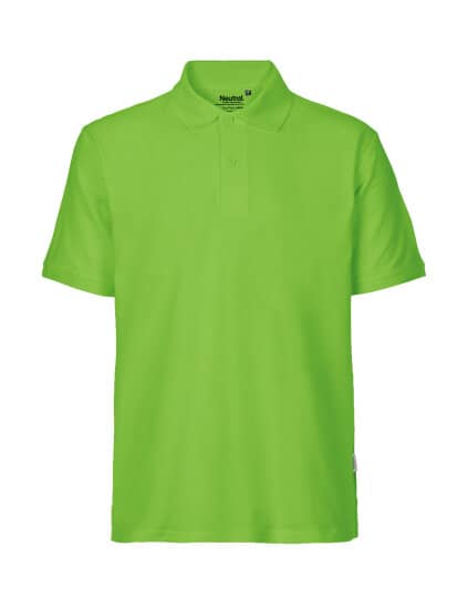 Poloshirts in Lime: Men`s Classic Polo NE20080 von Neutral