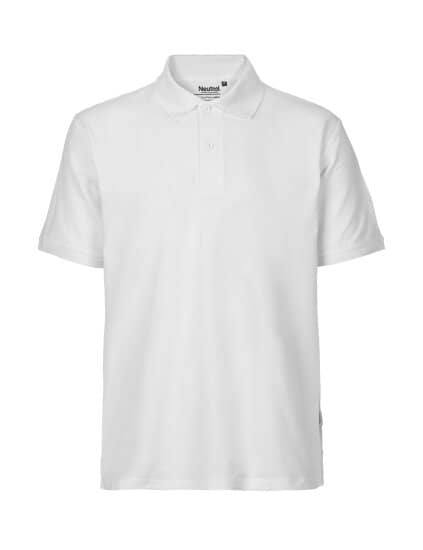 Poloshirts in White: Men`s Classic Polo NE20080 von Neutral
