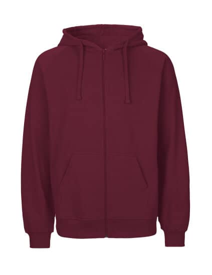 Jacken in Bordeaux: Men`s Zip Hoodie NE63301 von Neutral