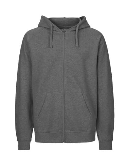 Jacken in Dark Heather: Men`s Zip Hoodie NE63301 von Neutral