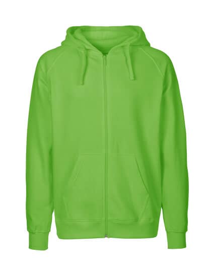 Jacken in Lime: Men`s Zip Hoodie NE63301 von Neutral
