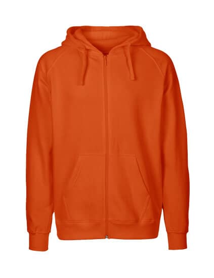 Jacken in Orange: Men`s Zip Hoodie NE63301 von Neutral