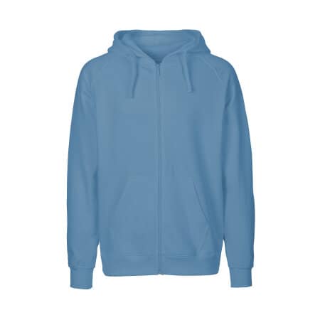 Neutral Men`s Zip Hoodie Dusty Indigo