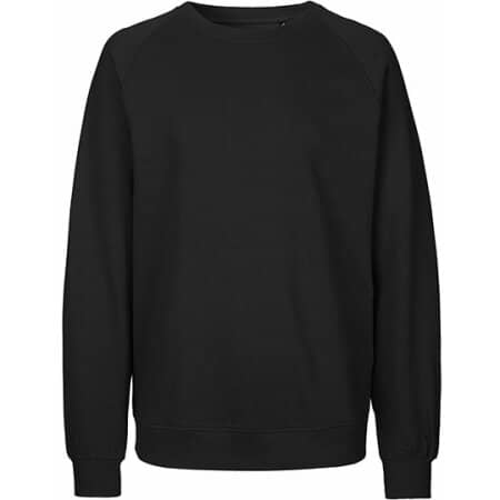 Neutral Unisex Tiger Cotton Sweatshirt Black