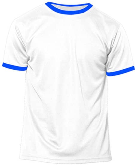 T-Shirts in White|Royal Fluor (Neon): Action - Short Sleeve Sport T-Shirt NH160 von Nath
