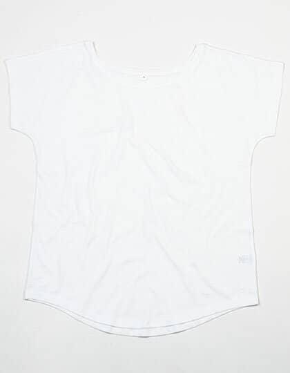 T-Shirts in White: Women`s Loose Fit T P91 von Mantis
