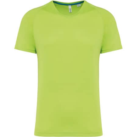 PROACT® Herren-Sportshirt aus Recyclingmaterial mit Rundhalsausschnitt Lime