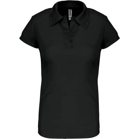 PROACT® Damen Sport Funktions-Poloshirt PA483C Black
