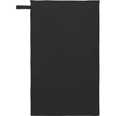 PROACT® Super saugfähiges Mikrofaser-Sporthandtuch - 120 cm x 70 cm Black