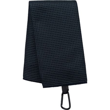 PROACT® Golf-Handtuch mit Wabenstruktur Black