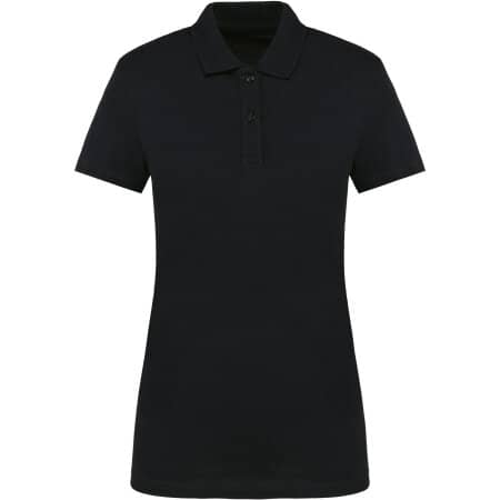 Kariban Supima® Damen-Polohemd mit kurzen Ärmeln Black