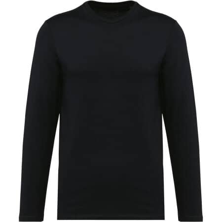 Kariban Supima® Herren-T-Shirt mit Rundhalsausschnitt und langen Ärmeln 