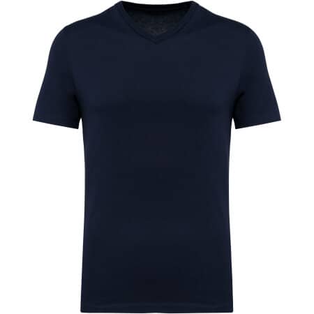 Kariban Supima® Herren-T-Shirt mit V-Ausschnitt und kurzen Ärmeln 