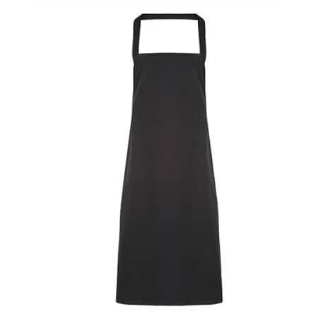 Premier Workwear Cotton Apron (No Pocket) Black