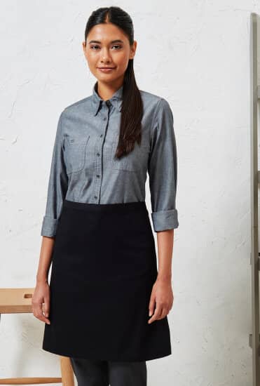 Schürzen: Mid-Length Apron (Fairtrade Baumwolle) PW114 von Premier Workwear