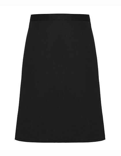 Schürzen in Black: Mid-Length Apron (Fairtrade Baumwolle) PW114 von Premier Workwear