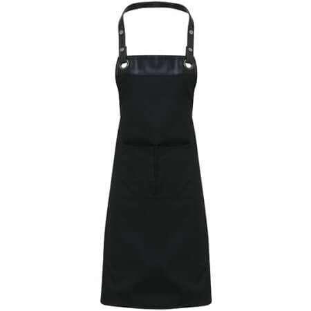 Premier Workwear Espresso Bib Apron Black|Black
