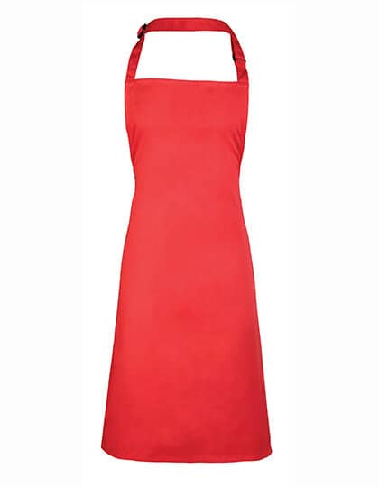 Schürzen in Strawberry Red (ca. Pantone 186): Latzschürze ´Colours´ PW150 von Premier Workwear